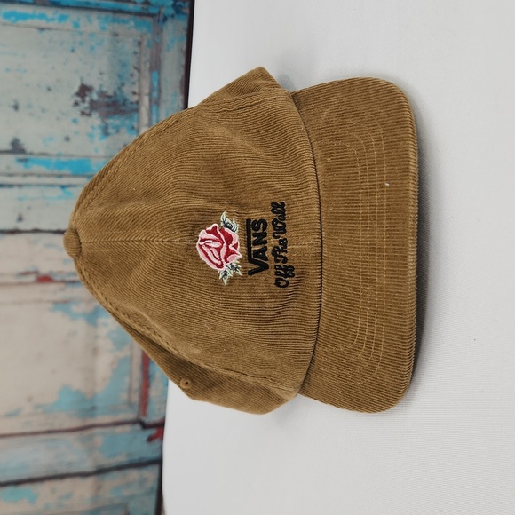 Vans Corduroy Floral Ball Cap Hat - Picture 1 of 4
